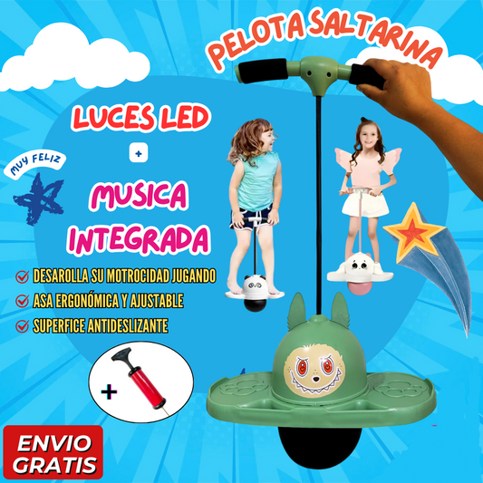 Pelota saltarina labubu