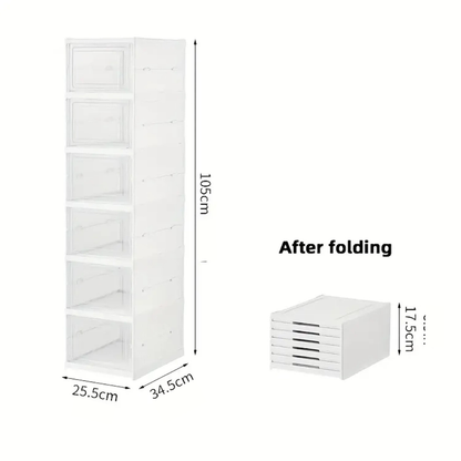 Zapatera Plegable De 6 Niveles