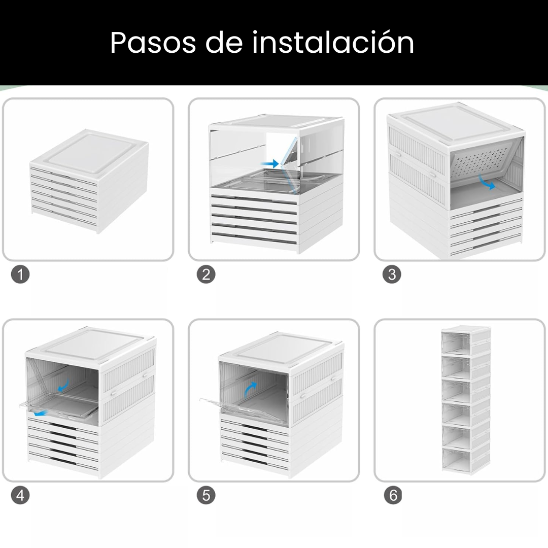 Zapatera Plegable De 6 Niveles