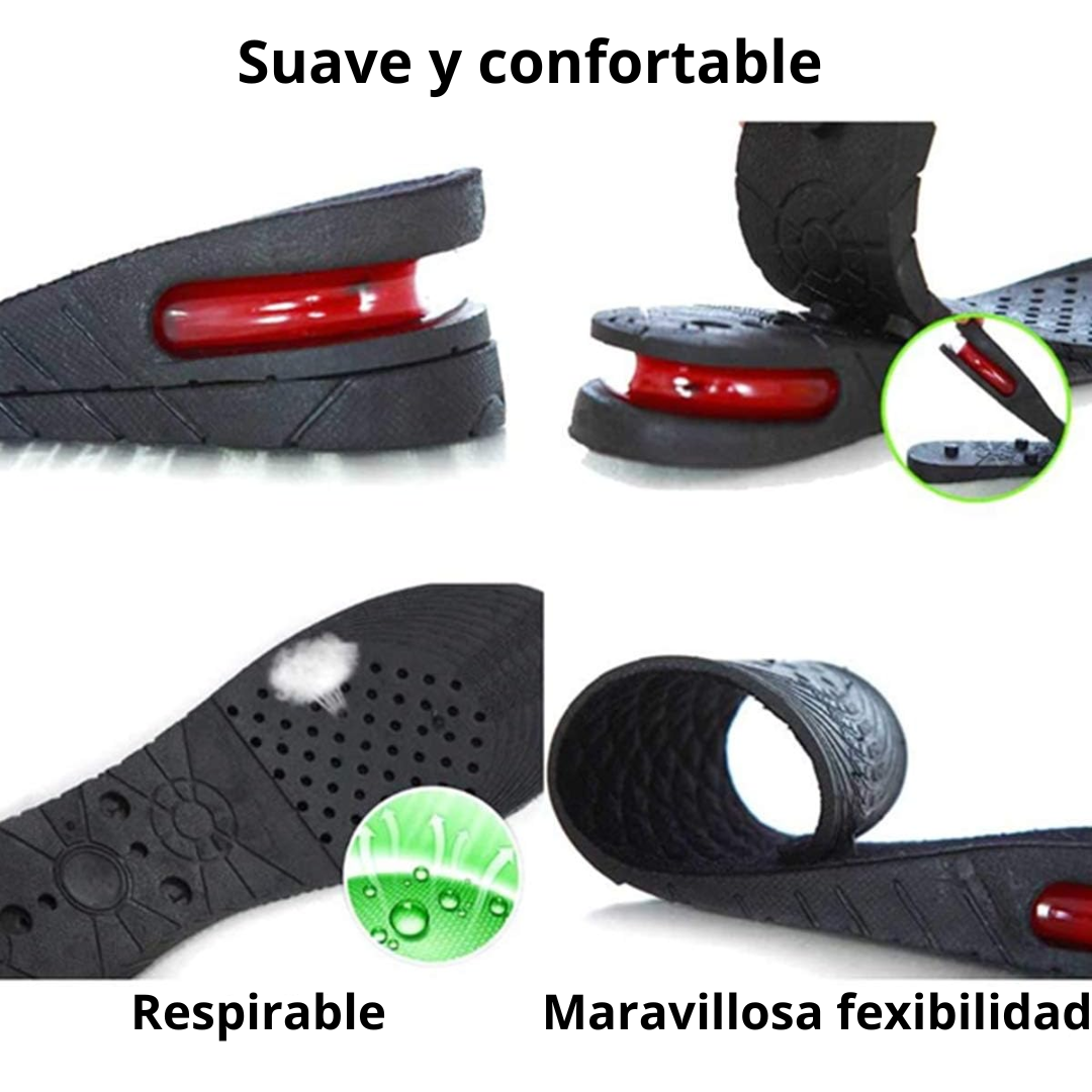 Plantilla levanta estatura para hombres y mujeres