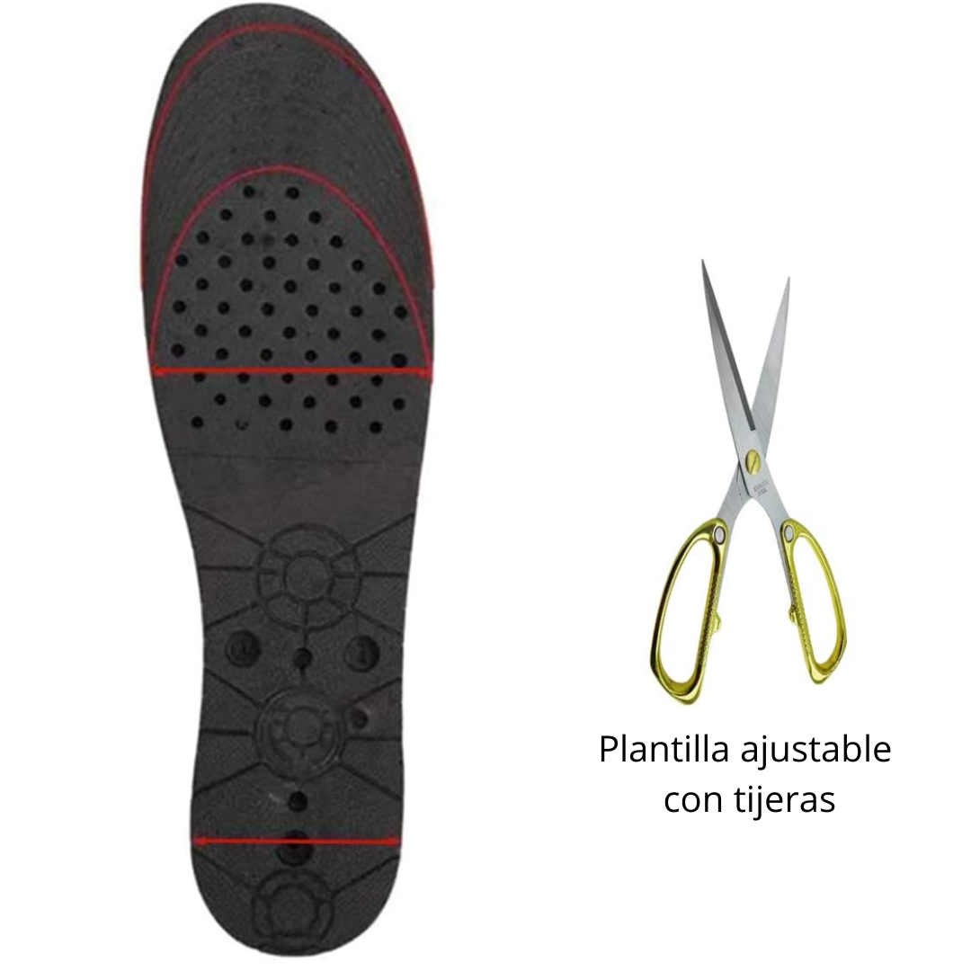 Plantilla levanta estatura para hombres y mujeres