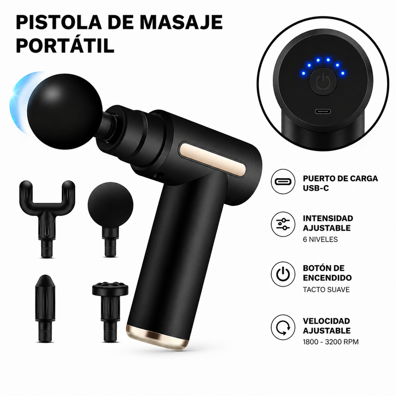 PISTOLA MASAJEADORA DS-118 Premiun